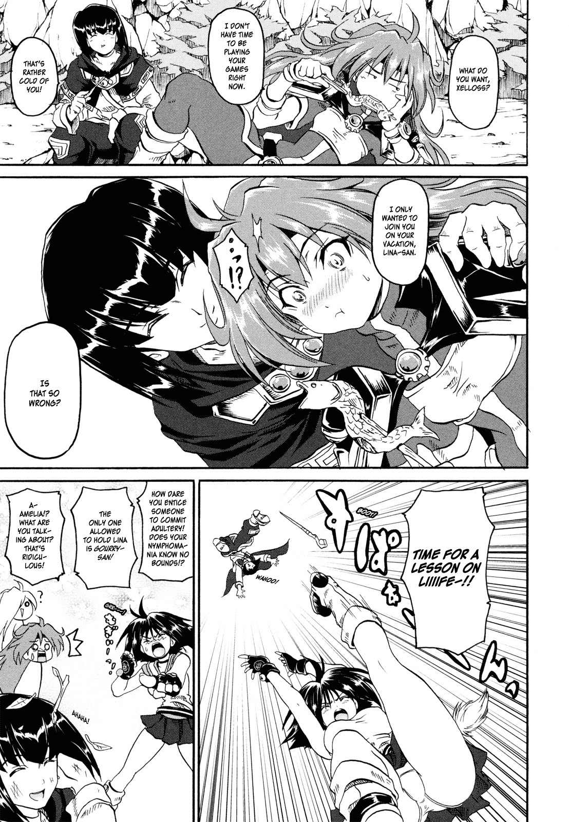 Shin Slayers: Falces no Sunadokei Chapter 2 page 23 - Chapter 2: An Illusion?