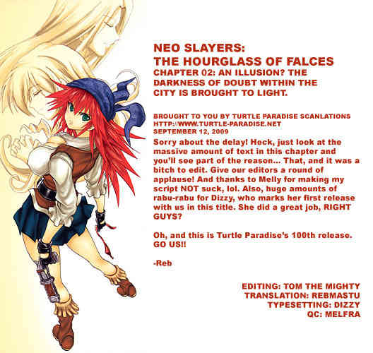 Shin Slayers: Falces no Sunadokei Chapter 2 page 39 - Chapter 2: An Illusion?