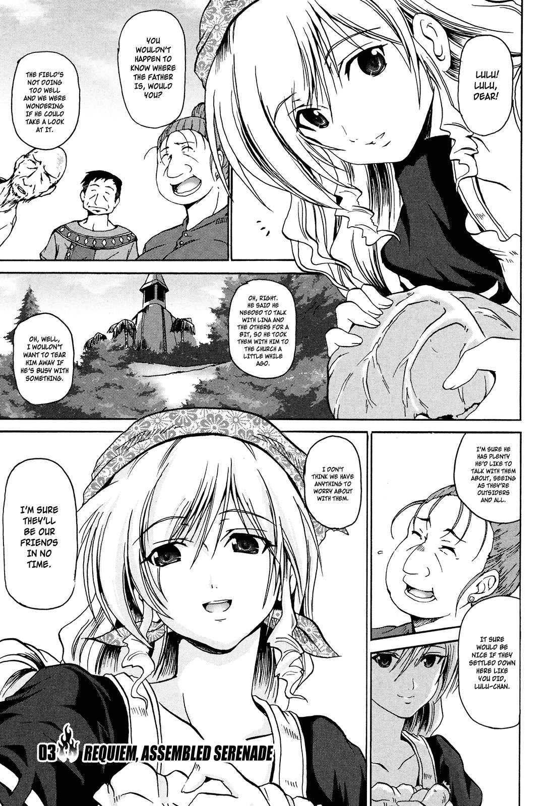 Shin Slayers: Falces no Sunadokei Chapter 3 page 1 - Chapter 3: Requiem, Assembled Serenade