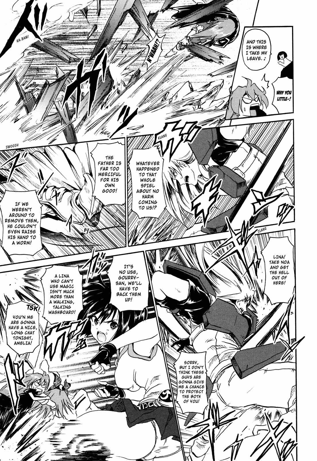 Shin Slayers: Falces no Sunadokei Chapter 3 page 24 - Chapter 3: Requiem, Assembled Serenade