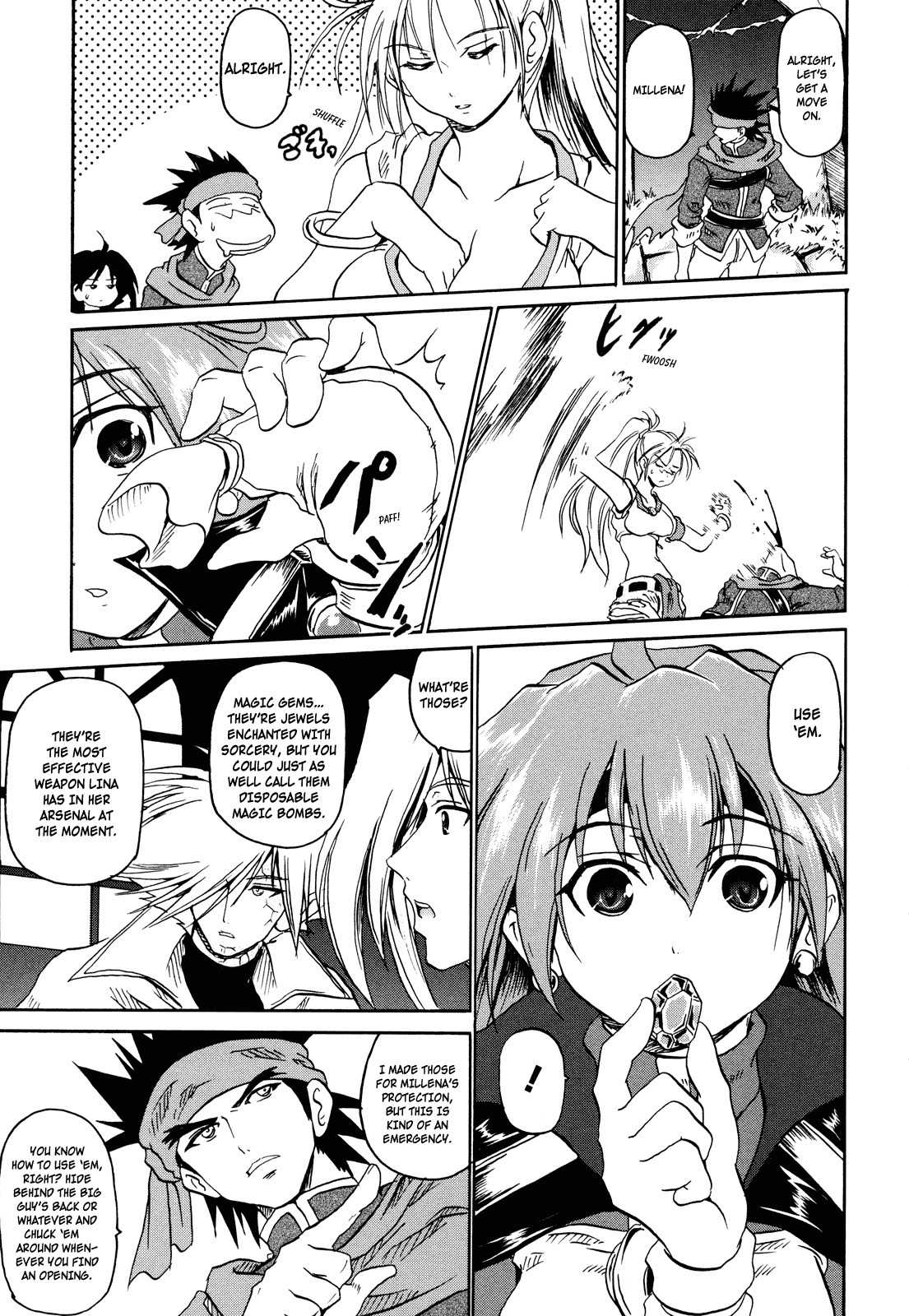Shin Slayers: Falces no Sunadokei Chapter 3 page 36 - Chapter 3: Requiem, Assembled Serenade