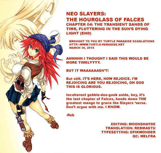Shin Slayers: Falces no Sunadokei Chapter 4 page 40 - Chapter 4: The Sands of Time