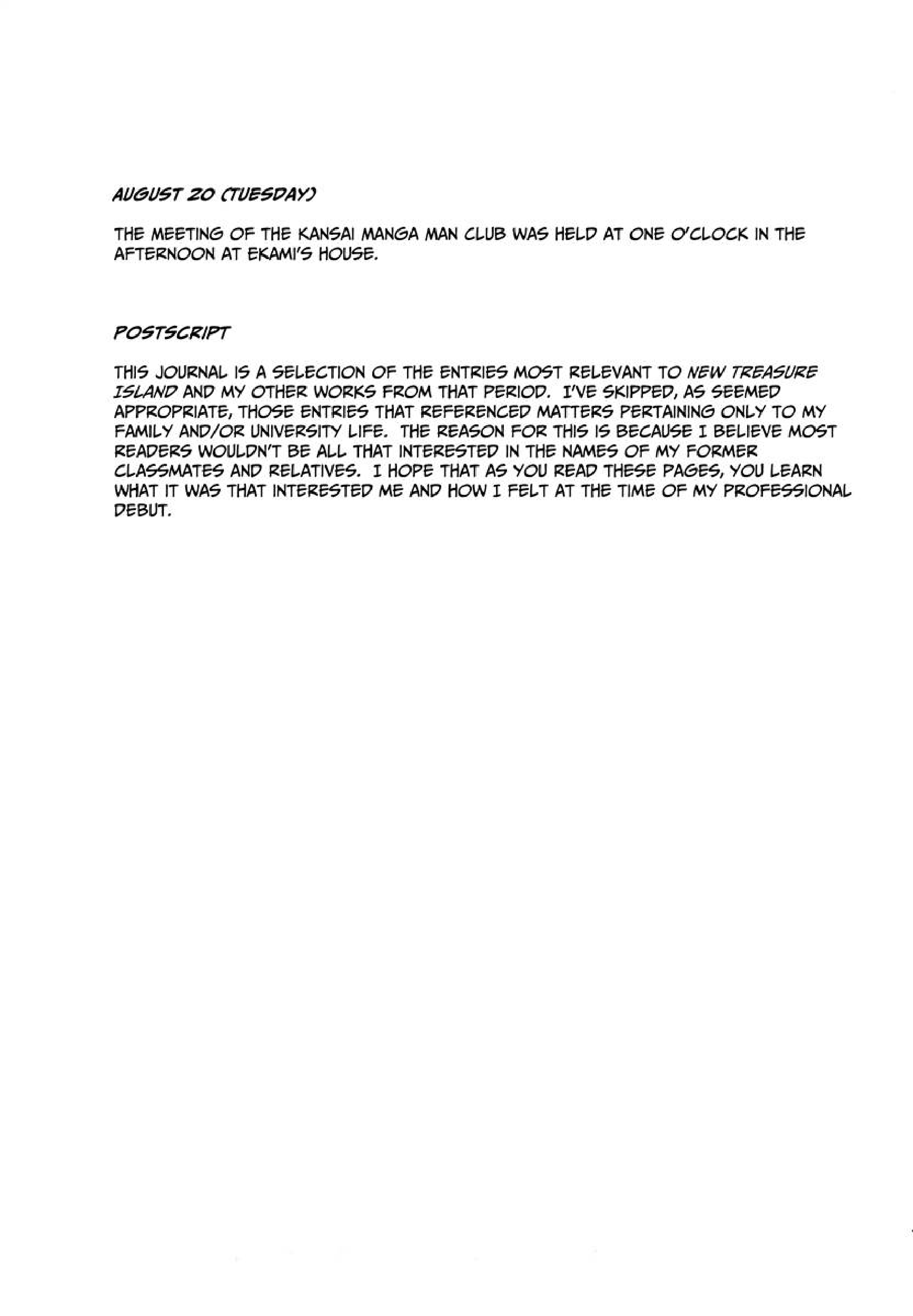 Shin Takarazima Chapter 1.1 page 35 - Chapter 1.1: Afterword - My Debut Diary