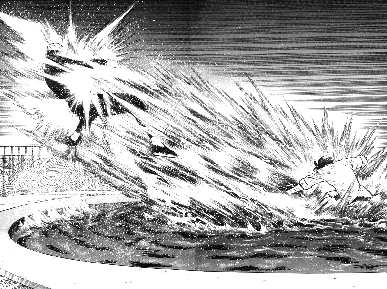 Shin Tekken Chinmi Chapter 26 page 32 - Chapter 26: Battle on the Water's Surface