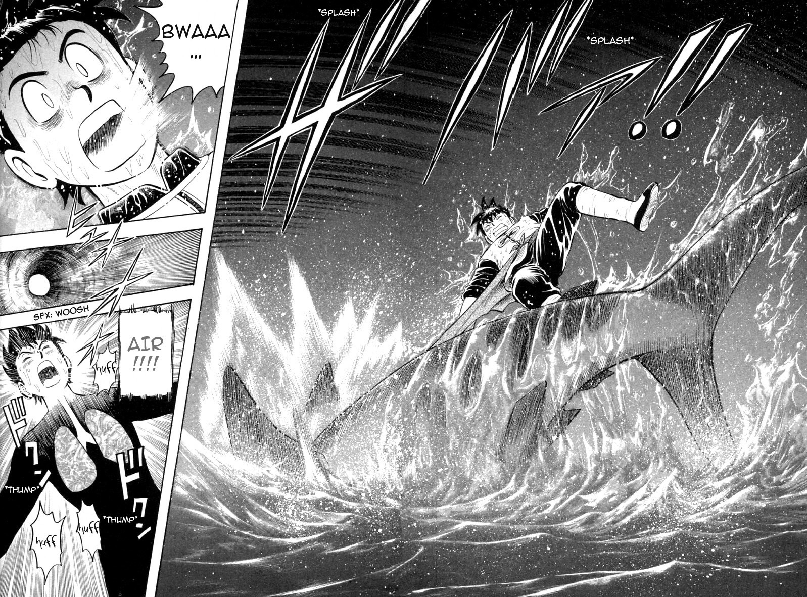 Shin Tekken Chinmi Chapter 63 page 10 - Chapter 63: Struggle to Death in the Sea