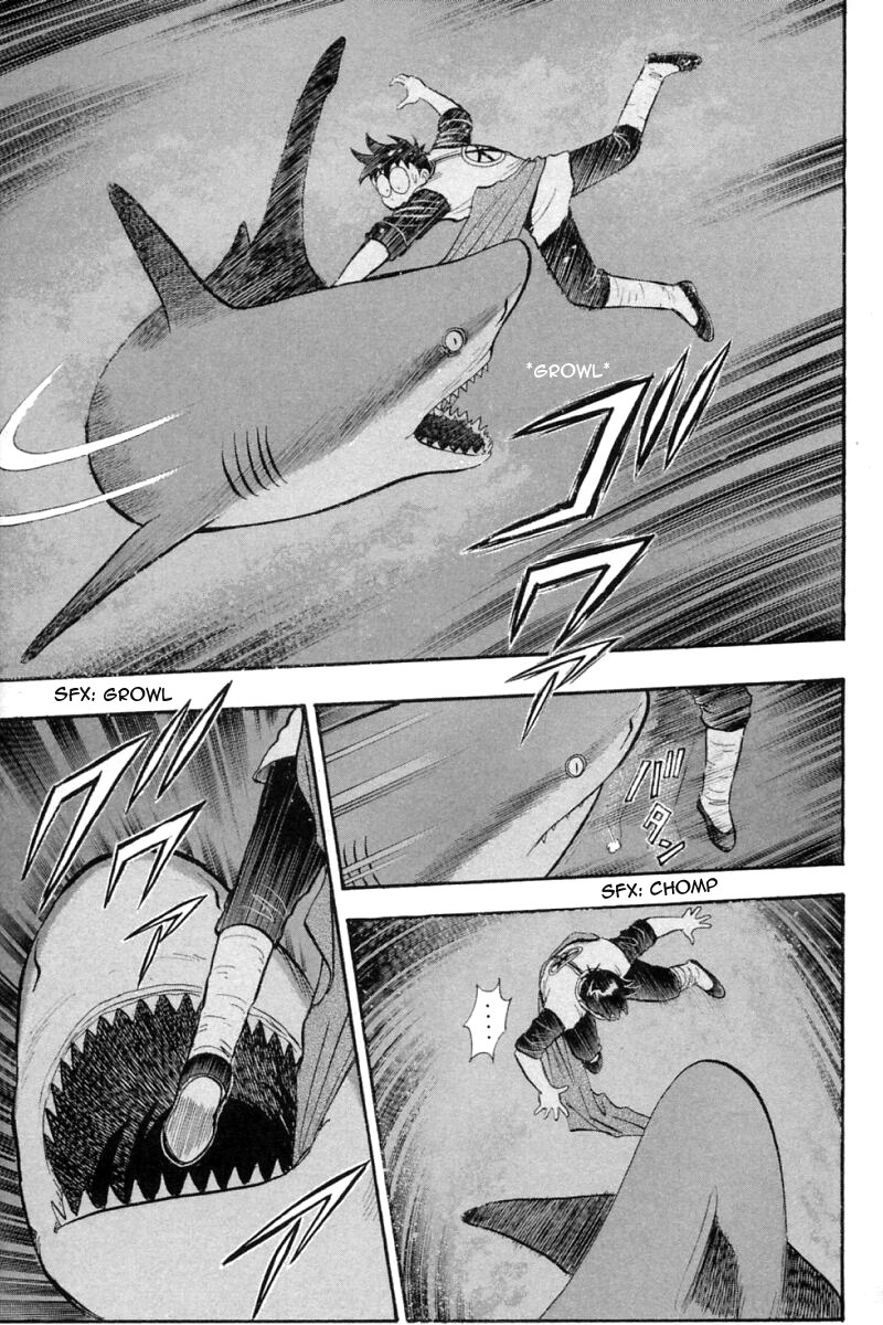 Shin Tekken Chinmi Chapter 63 page 7 - Chapter 63: Struggle to Death in the Sea
