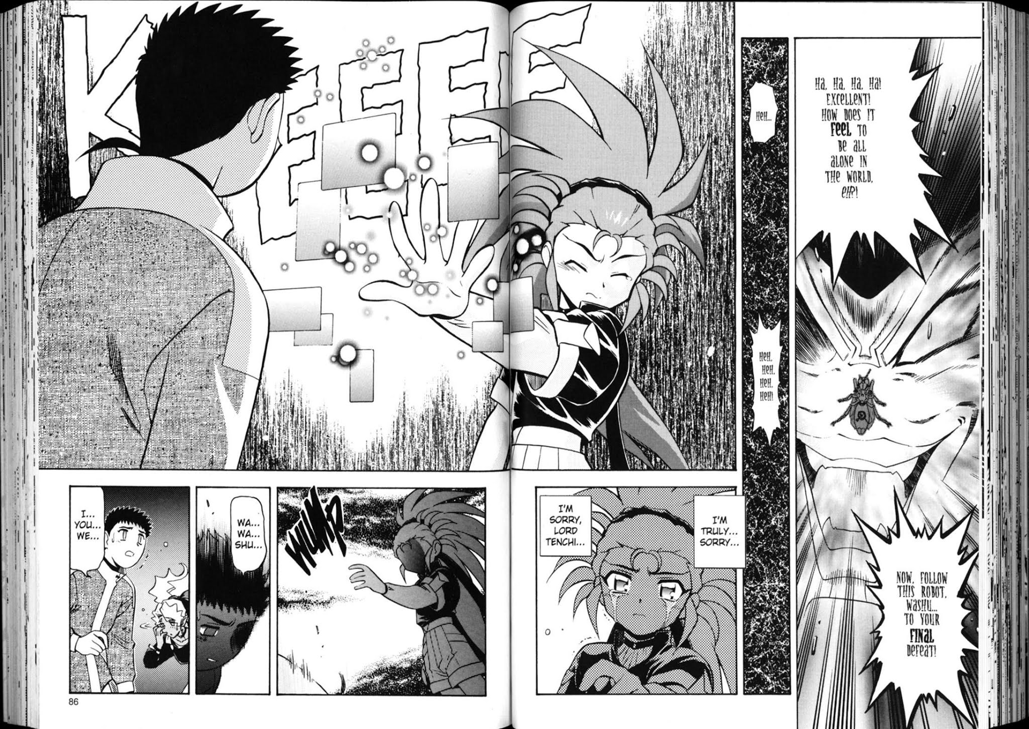 Shin Tenchi Muyo Chapter 3.3 page 28 - Vol.3 Chapter 3: A Day in the Life