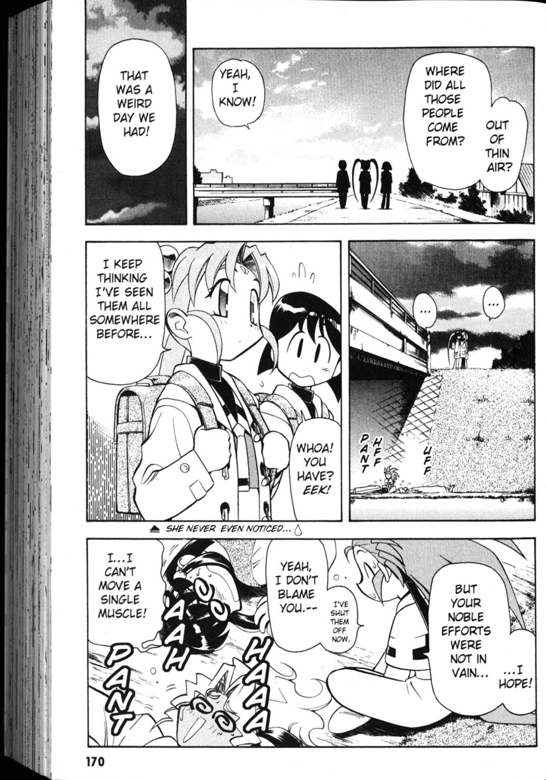 Shin Tenchi Muyo Chapter 4.8 page 12 - Vol.4 Chapter 8: Intercept