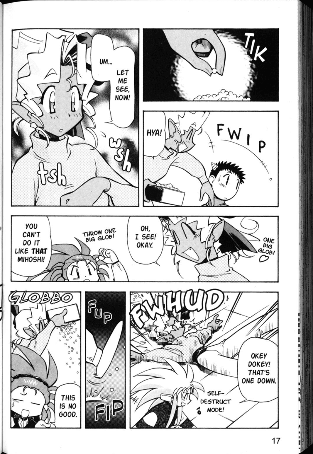 Shin Tenchi Muyo Chapter 5.1 page 17 - Vol.5 Chapter 1: Out with the Demon
