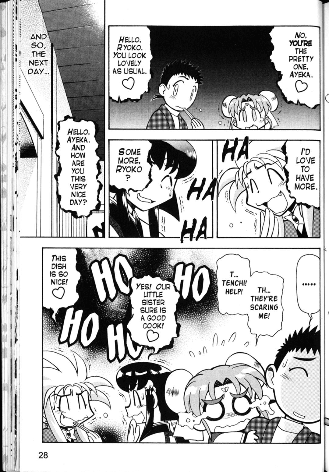 Shin Tenchi Muyo Chapter 5.1 page 28 - Vol.5 Chapter 1: Out with the Demon