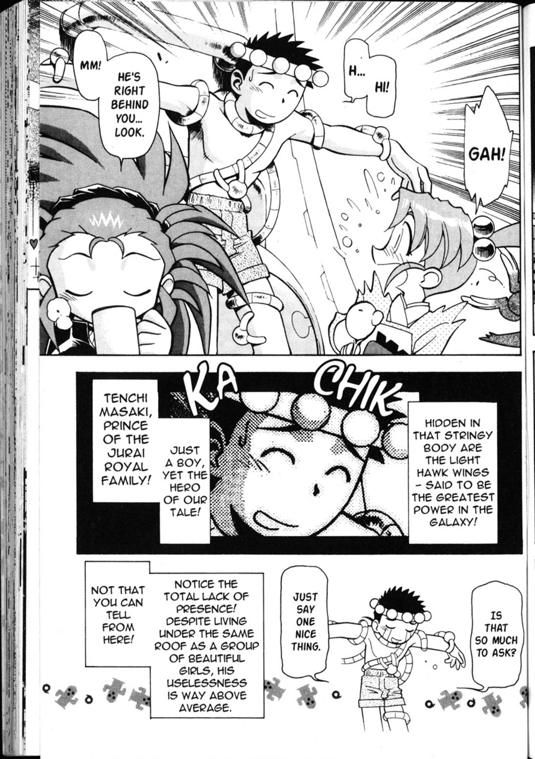Shin Tenchi Muyo Chapter 5.3 page 12 - Vol.5 Chapter 3: Strange Days
