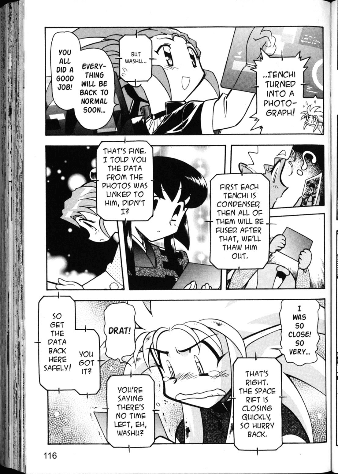 Shin Tenchi Muyo Chapter 5.4 page 34 - Vol.5 Chapter 4: Five Alive!
