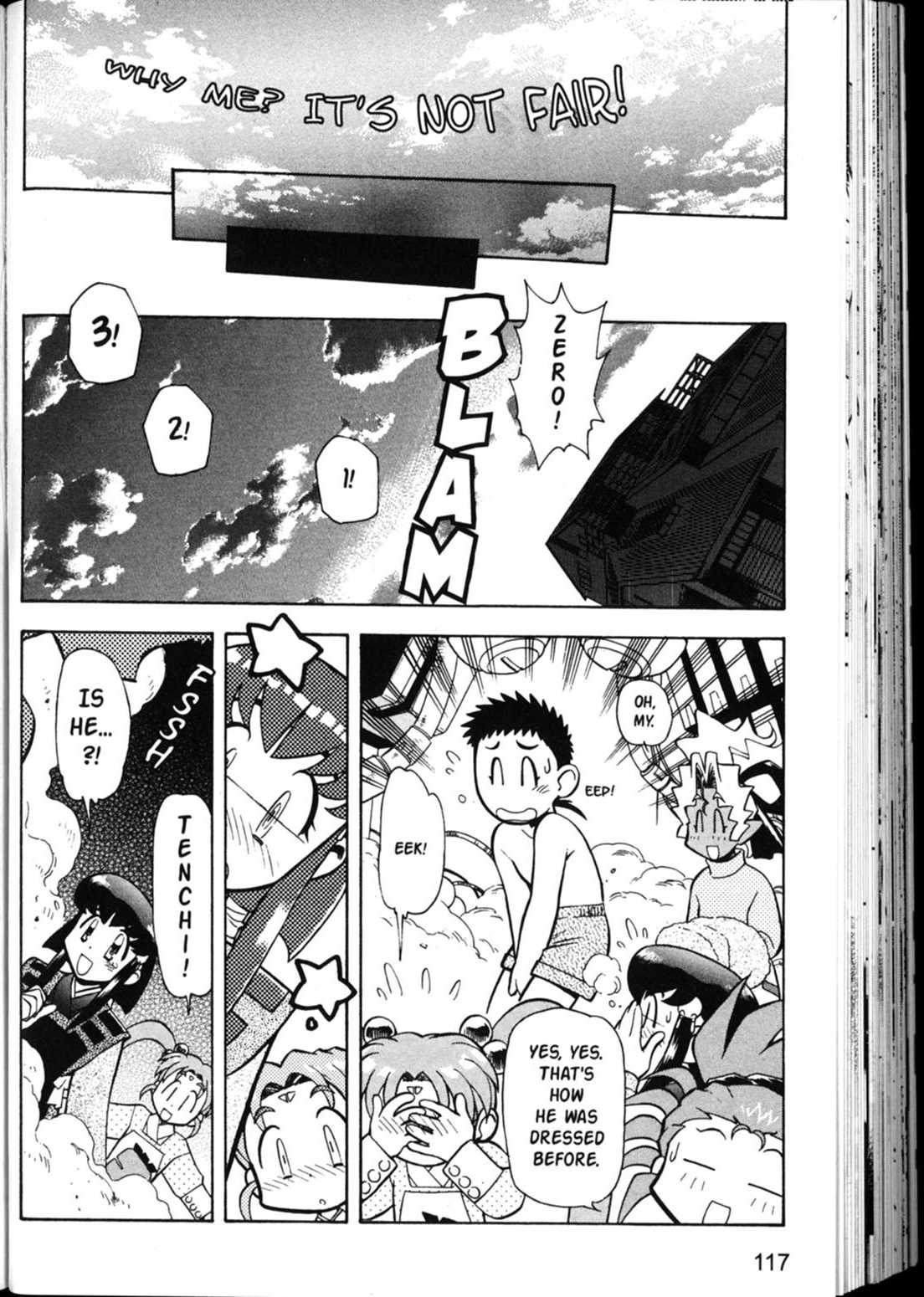 Shin Tenchi Muyo Chapter 5.4 page 35 - Vol.5 Chapter 4: Five Alive!