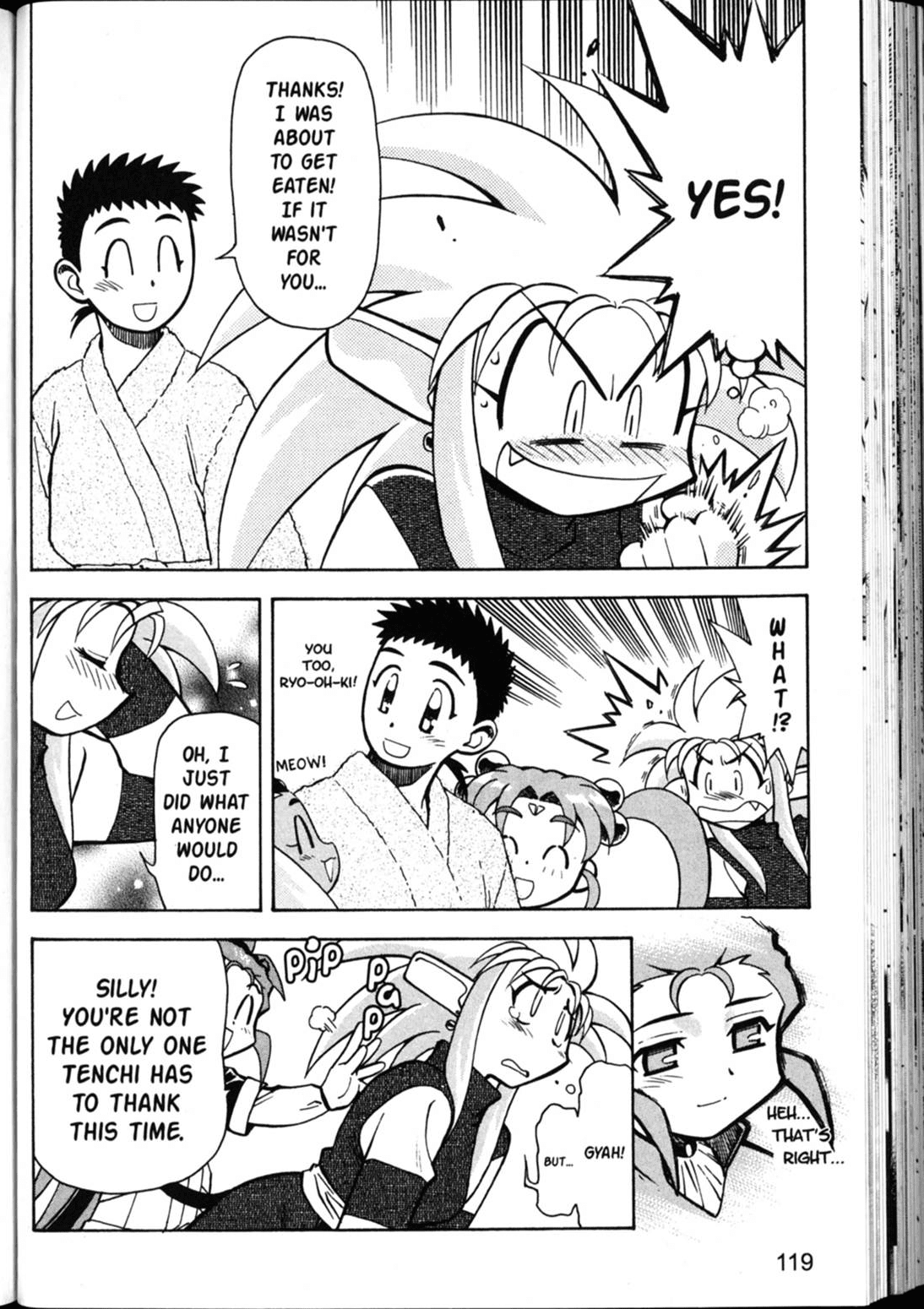 Shin Tenchi Muyo Chapter 5.4 page 37 - Vol.5 Chapter 4: Five Alive!