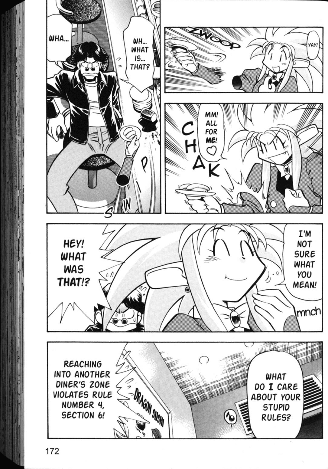 Shin Tenchi Muyo Chapter 5.6 page 20 - Vol.5 Chapter 6: Sushi Revolution