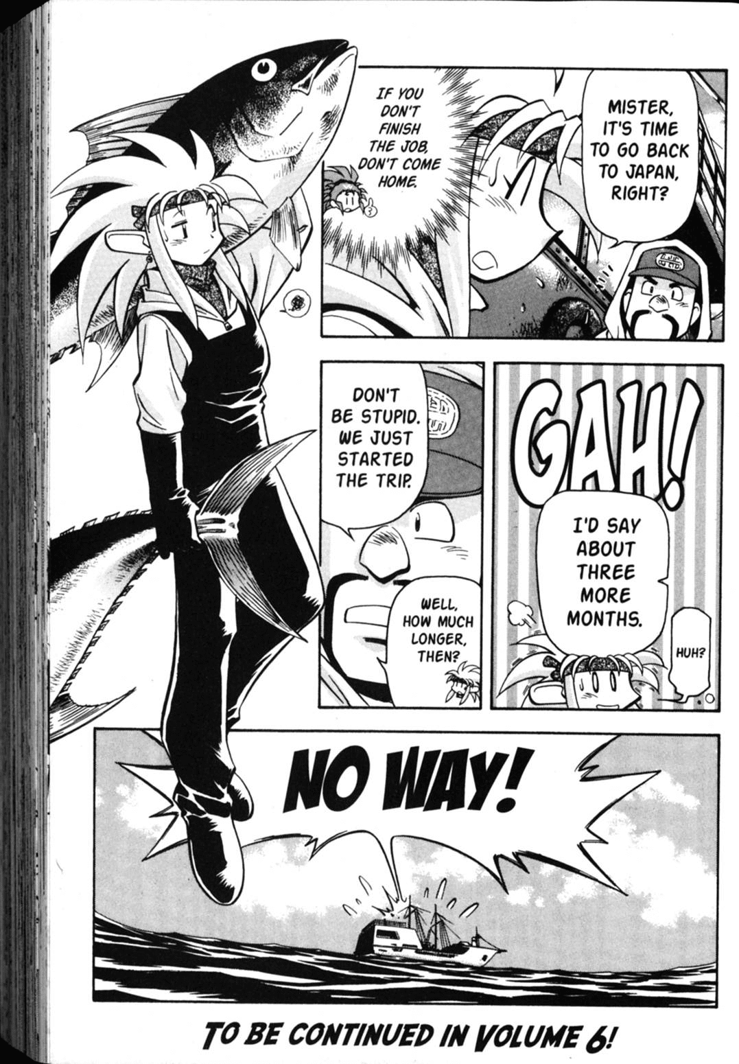 Shin Tenchi Muyo Chapter 5.6 page 27 - Vol.5 Chapter 6: Sushi Revolution