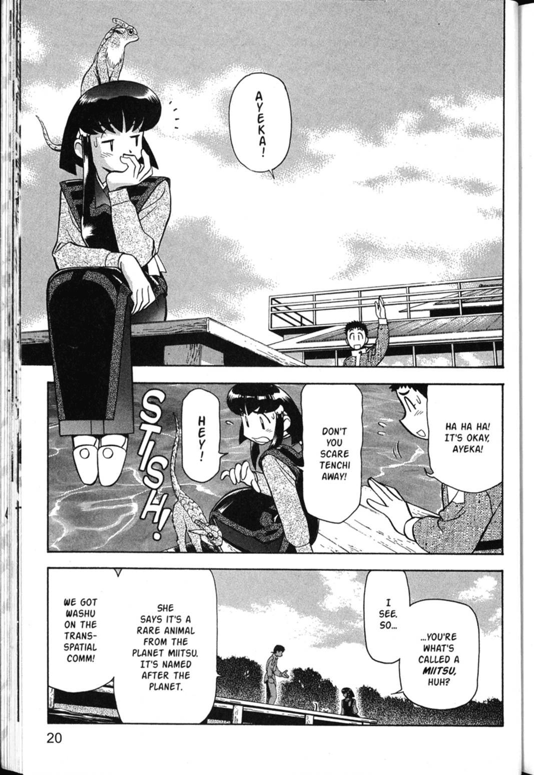 Shin Tenchi Muyo Chapter 6.1 page 22 - Vol.6 Chapter 1: Longing