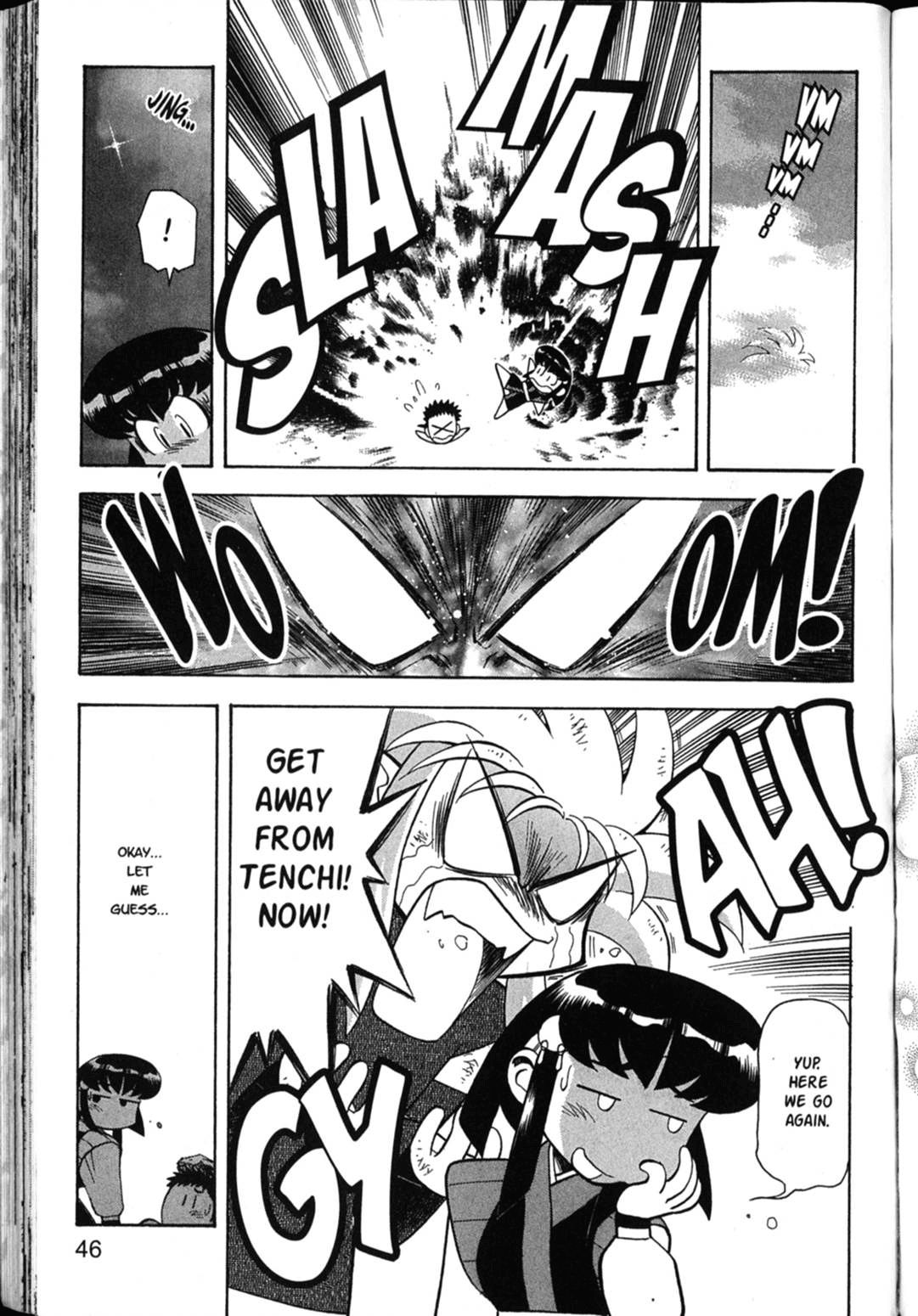 Shin Tenchi Muyo Chapter 6.2 page 8 - Vol.6 Chapter 2: Suspicion
