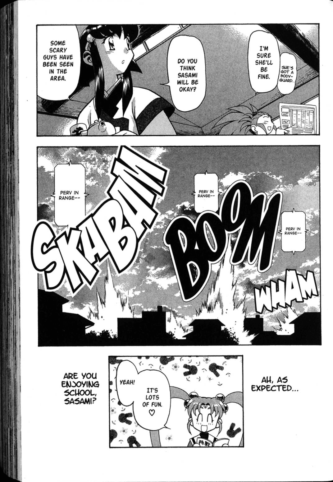 Shin Tenchi Muyo Chapter 6.5 page 22 - Vol.6 Chapter 5: Uproar