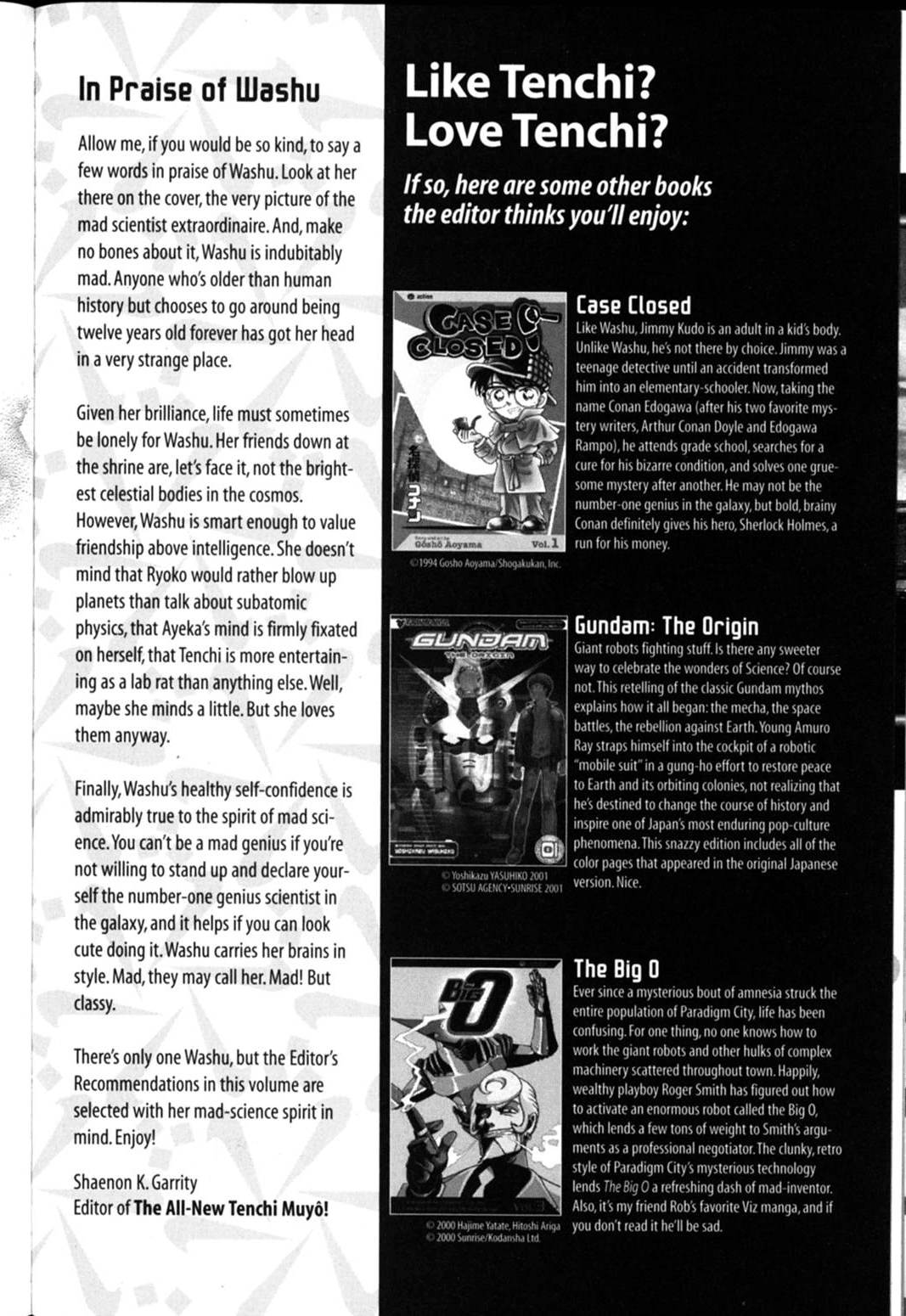 Shin Tenchi Muyo Chapter 6.6 page 7 - Vol.6 Chapter 6: Tenchi Special 10th Anniversary Feature
