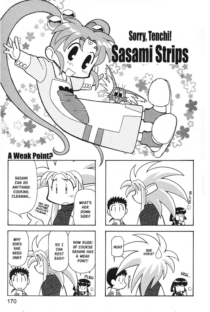 Shin Tenchi Muyo Chapter 8.7 page 1 - Vol.8 Chapter 7: Sasami Strips!