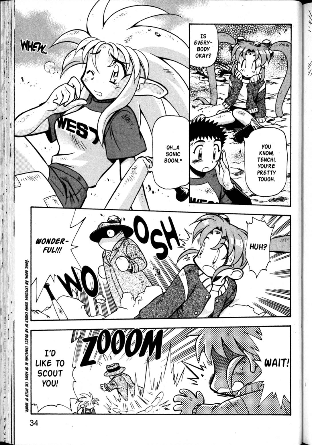 Shin Tenchi Muyo Chapter 9.1 page 34 - Vol.9 Chapter 1: The Search