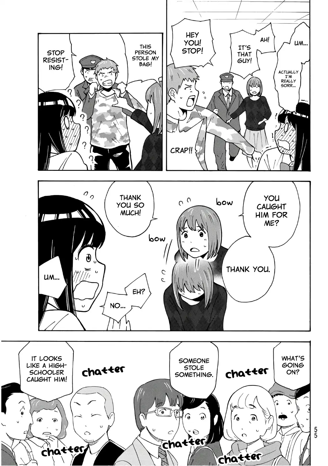 Shinanaide! Asukawa-san Chapter 2 page 16 - Chapter 2: Roll up your skirt, Asukawa-san.