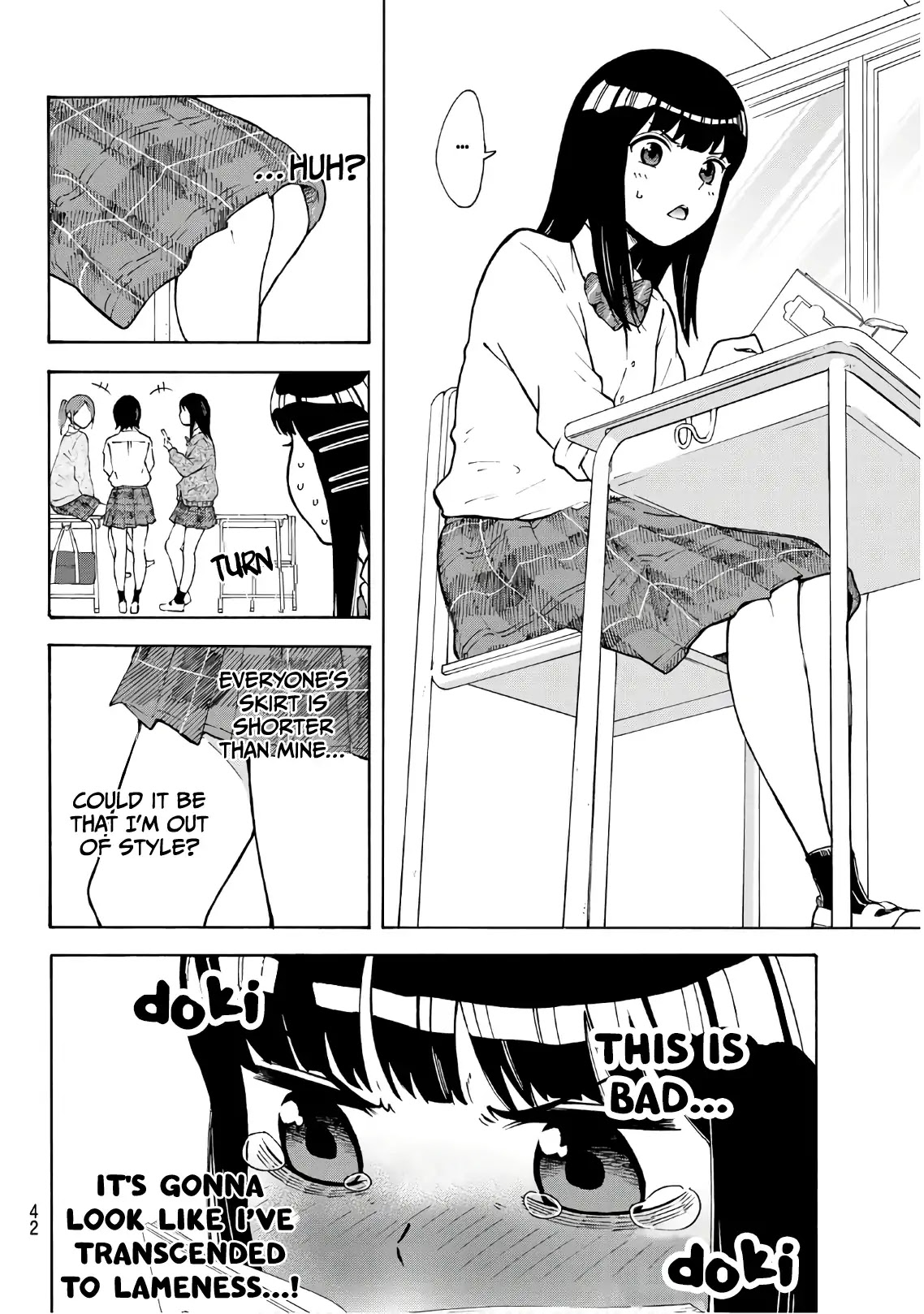 Shinanaide! Asukawa-san Chapter 2 page 3 - Chapter 2: Roll up your skirt, Asukawa-san.