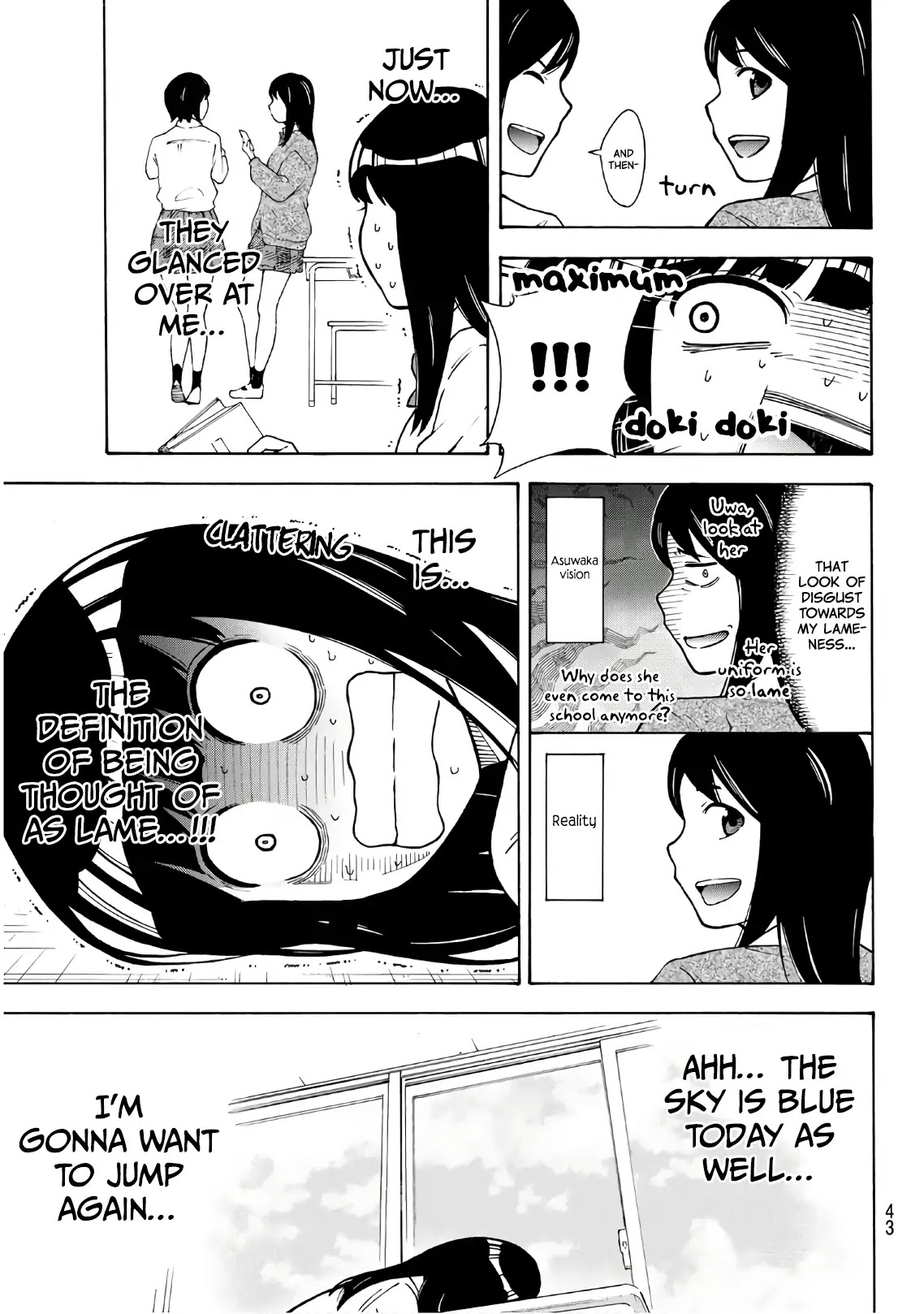 Shinanaide! Asukawa-san Chapter 2 page 4 - Chapter 2: Roll up your skirt, Asukawa-san.