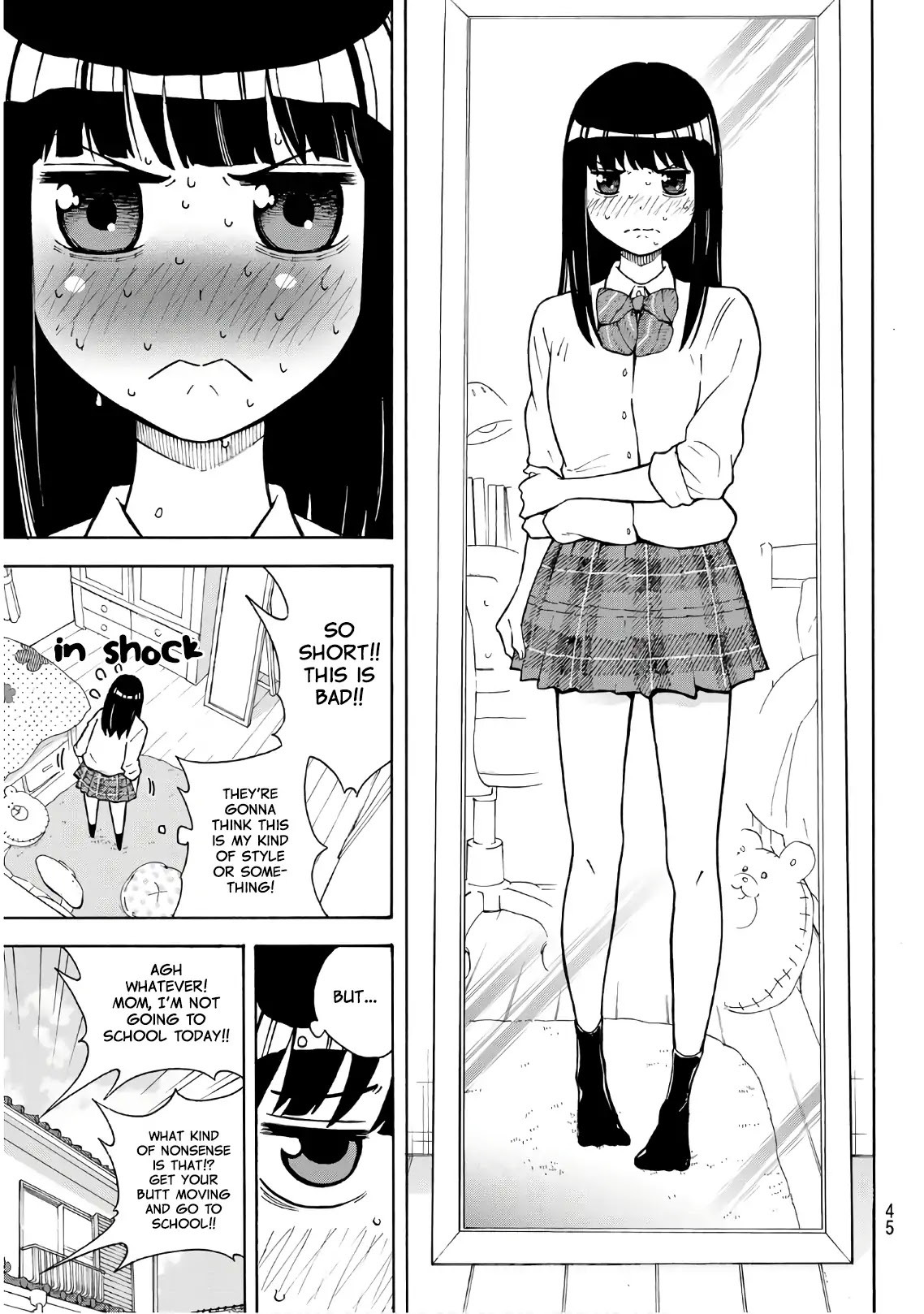Shinanaide! Asukawa-san Chapter 2 page 6 - Chapter 2: Roll up your skirt, Asukawa-san.