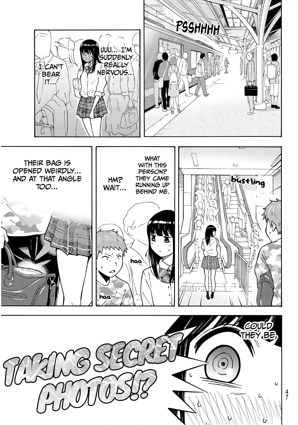 Shinanaide! Asukawa-san Chapter 2 page 8 - Chapter 2: Roll up your skirt, Asukawa-san.