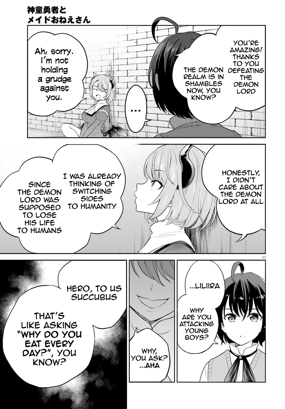 Shindou Yuusha to Maid Onee-san Chapter 18 page 7 - Chapter 18