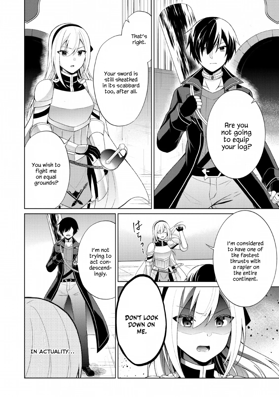 Shingan no Yuusha Chapter 30 page 8 - Chapter 30: Penalty at the Tournament of the Gods