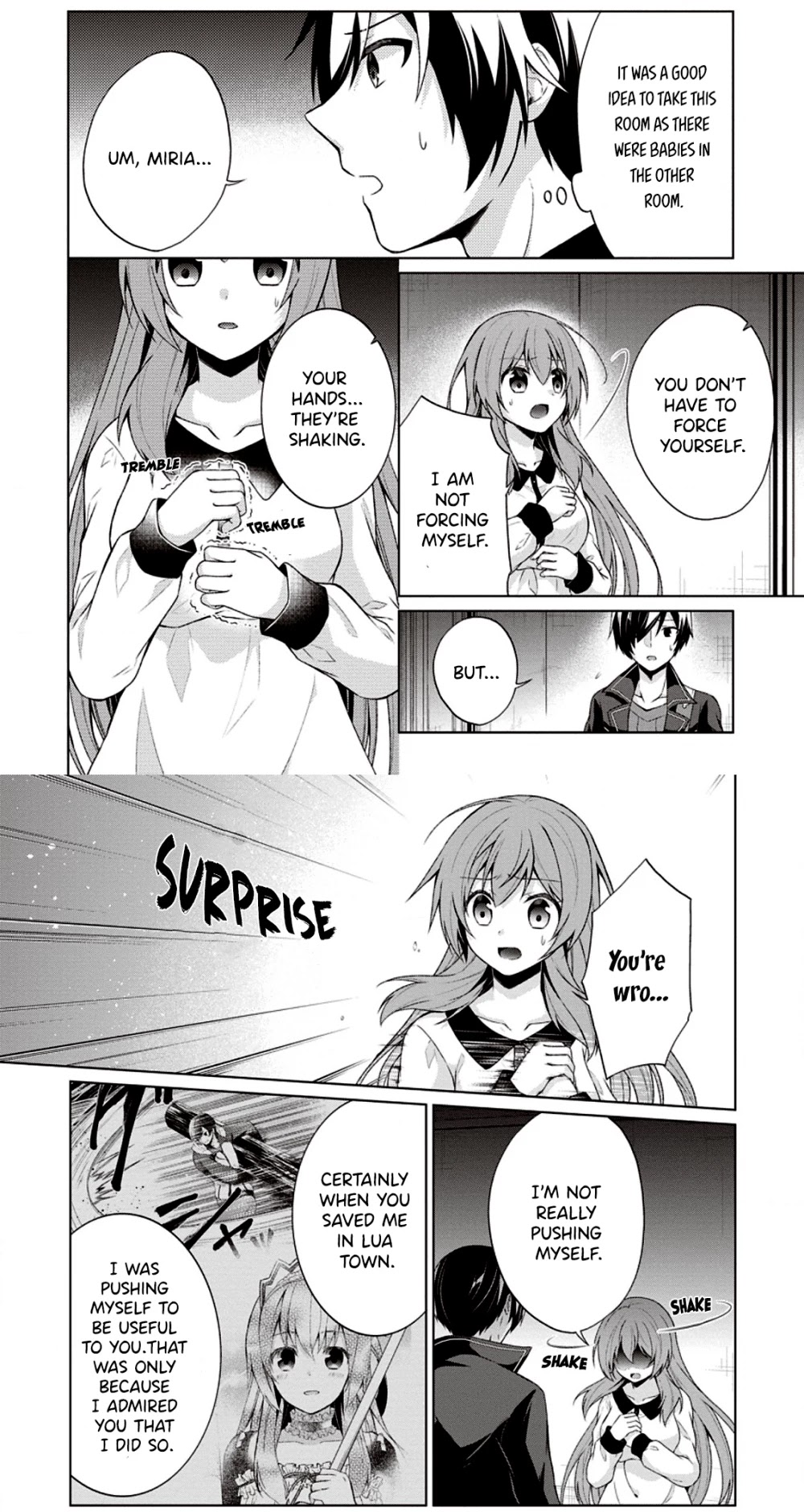 Shingan no Yuusha Chapter 32 page 3 - Chapter 32: Their First Night