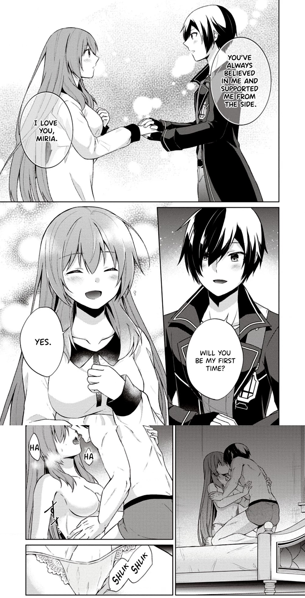 Shingan no Yuusha Chapter 32 page 5 - Chapter 32: Their First Night