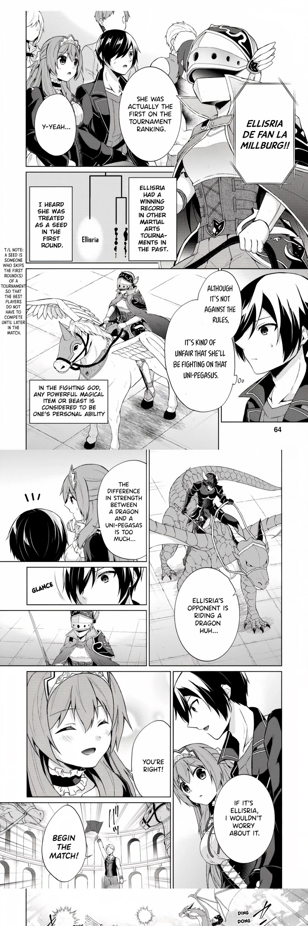 Shingan no Yuusha Chapter 33 page 4 - Chapter 33: Ellisria's noble battle