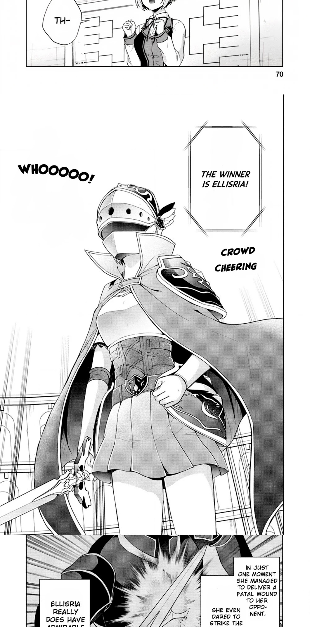 Shingan no Yuusha Chapter 33 page 8 - Chapter 33: Ellisria's noble battle