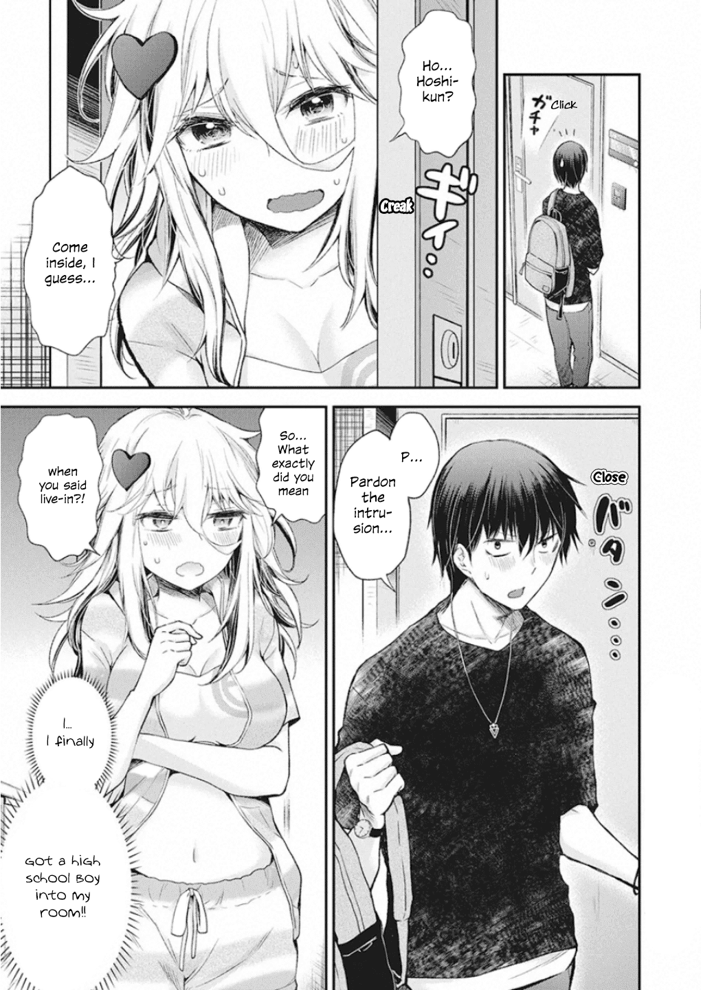 Shingeki no Eroko-san Chapter 11 page 2 - Chapter 11: Perversion 11: Haa... Hoshi is like a moth to a flame... and he’s here!!