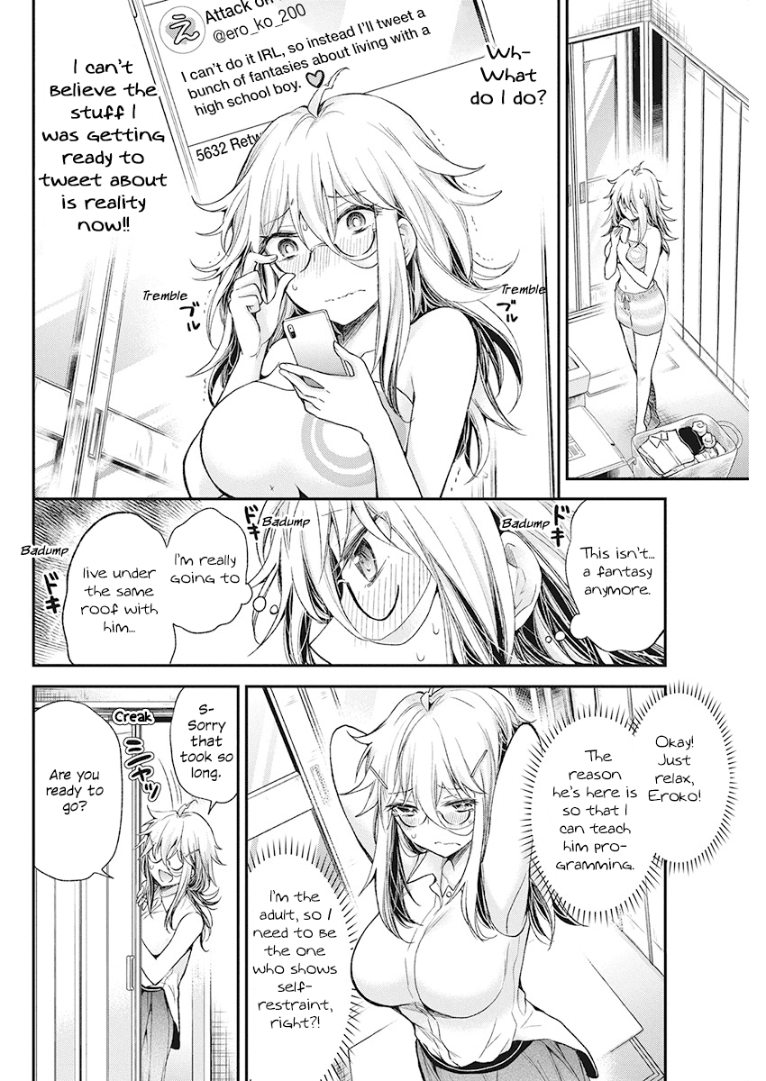 Shingeki no Eroko-san Chapter 12 page 6 - Chapter 12: Perversion 12 – Since I want sexual contact, my self-control decided to go on strike