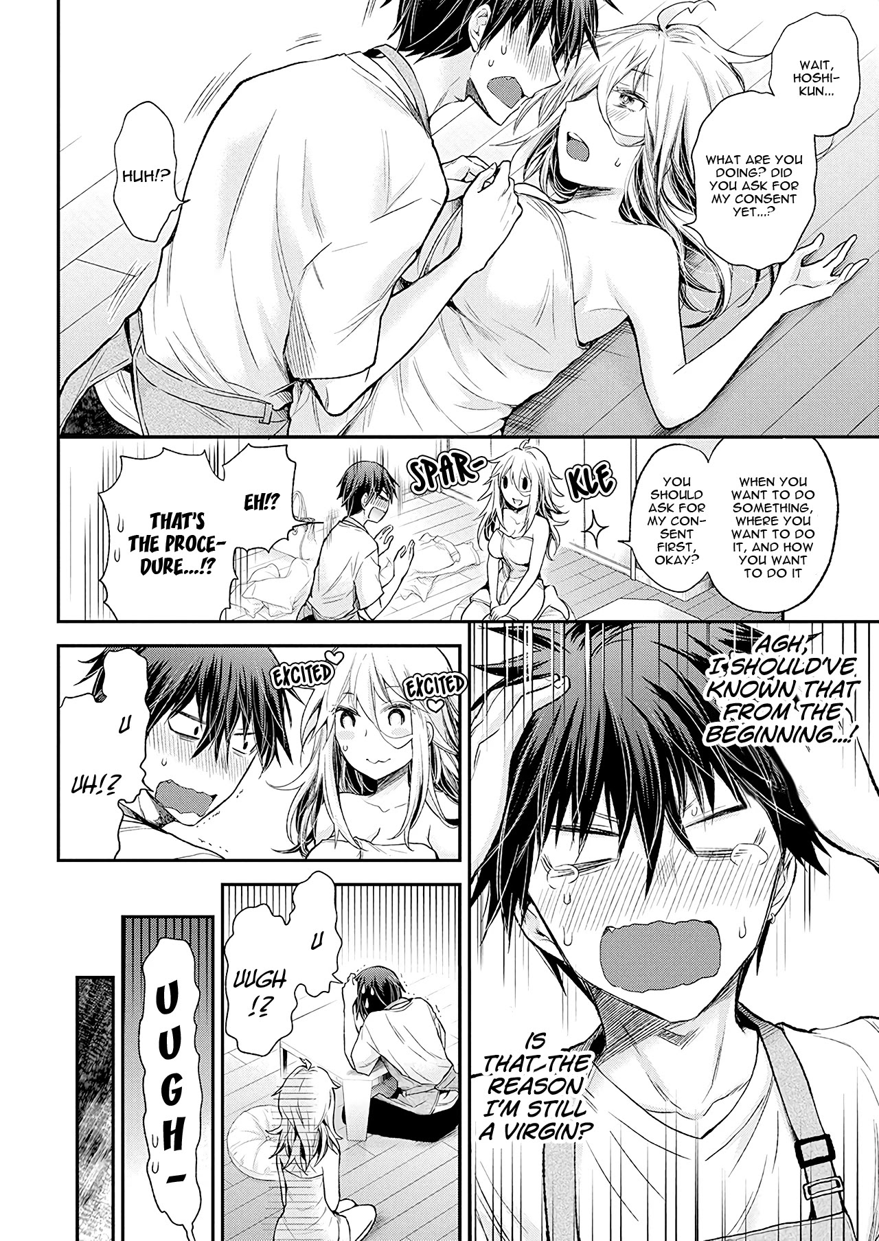 Shingeki no Eroko-san Chapter 14 page 12 - Chapter 14: I want to sneakily approach a high school boy and pull down his underwear while he's cooking