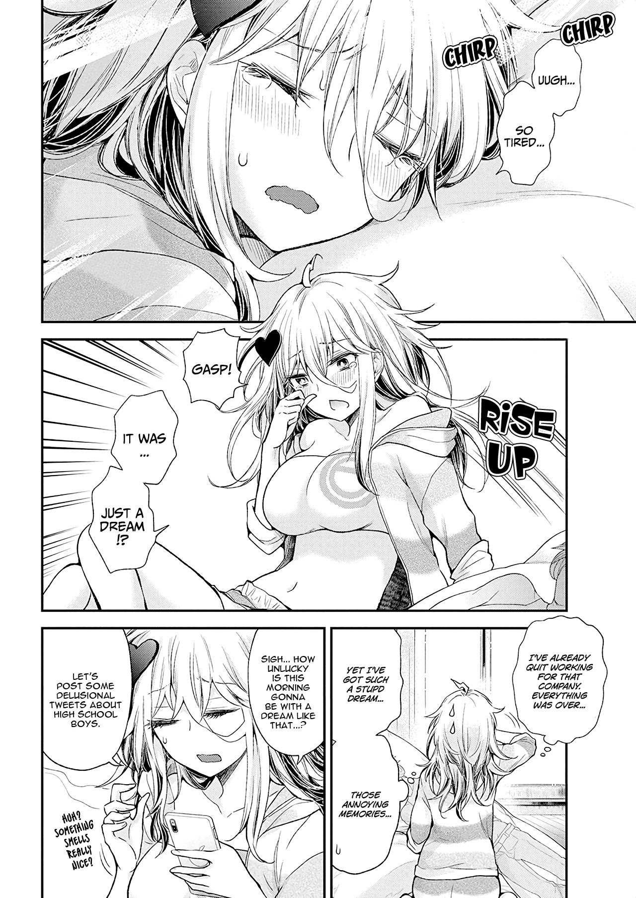 Shingeki no Eroko-san Chapter 14 page 4 - Chapter 14: I want to sneakily approach a high school boy and pull down his underwear while he's cooking