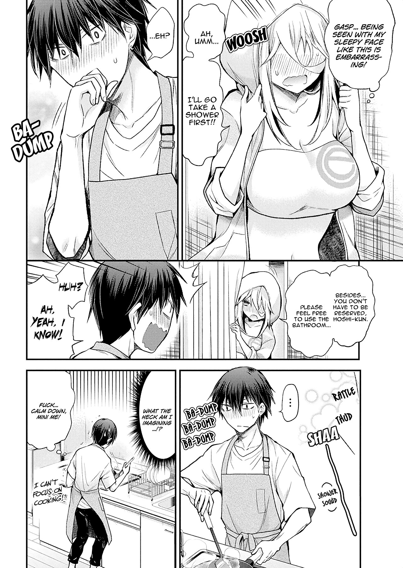 Shingeki no Eroko-san Chapter 14 page 6 - Chapter 14: I want to sneakily approach a high school boy and pull down his underwear while he's cooking