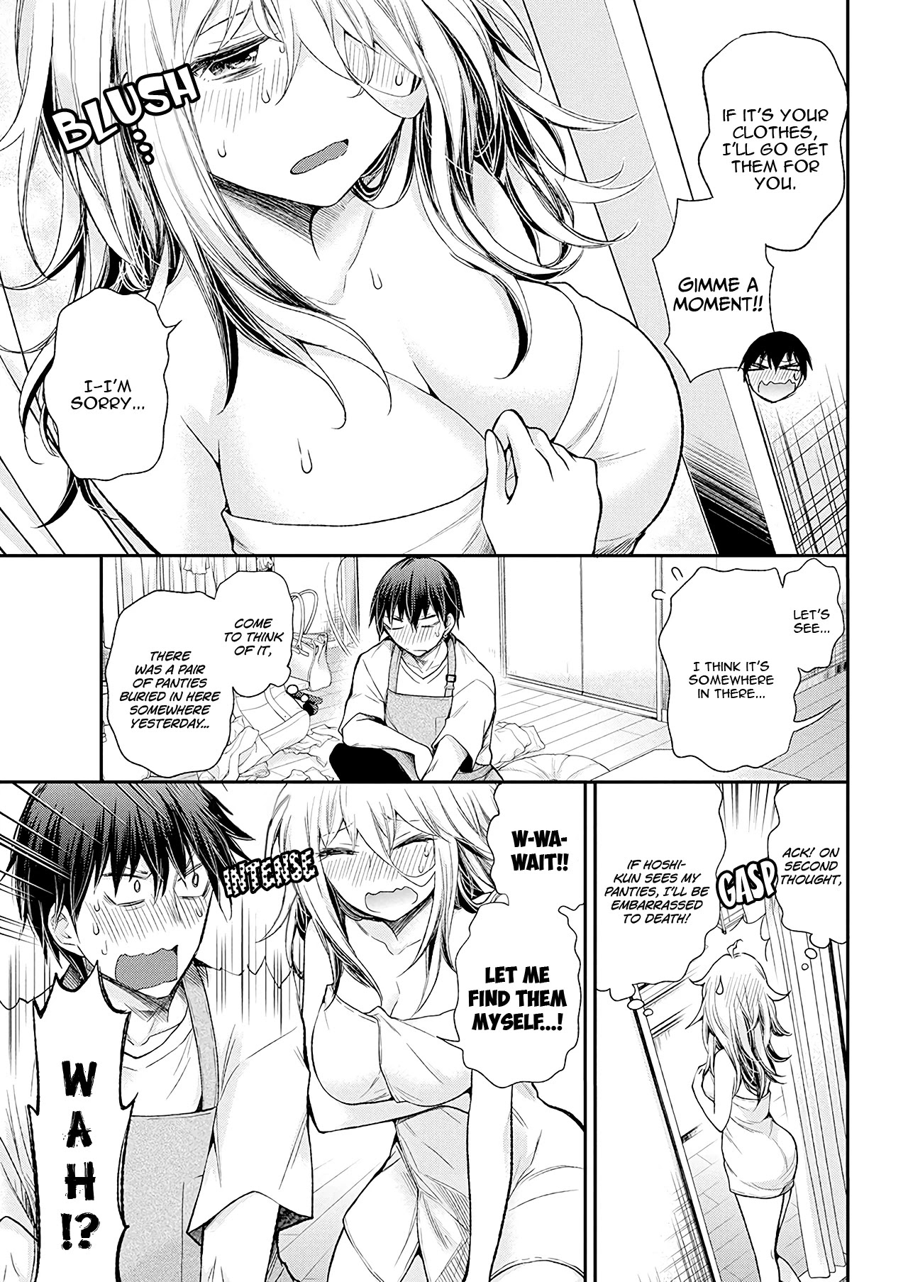 Shingeki no Eroko-san Chapter 14 page 9 - Chapter 14: I want to sneakily approach a high school boy and pull down his underwear while he's cooking