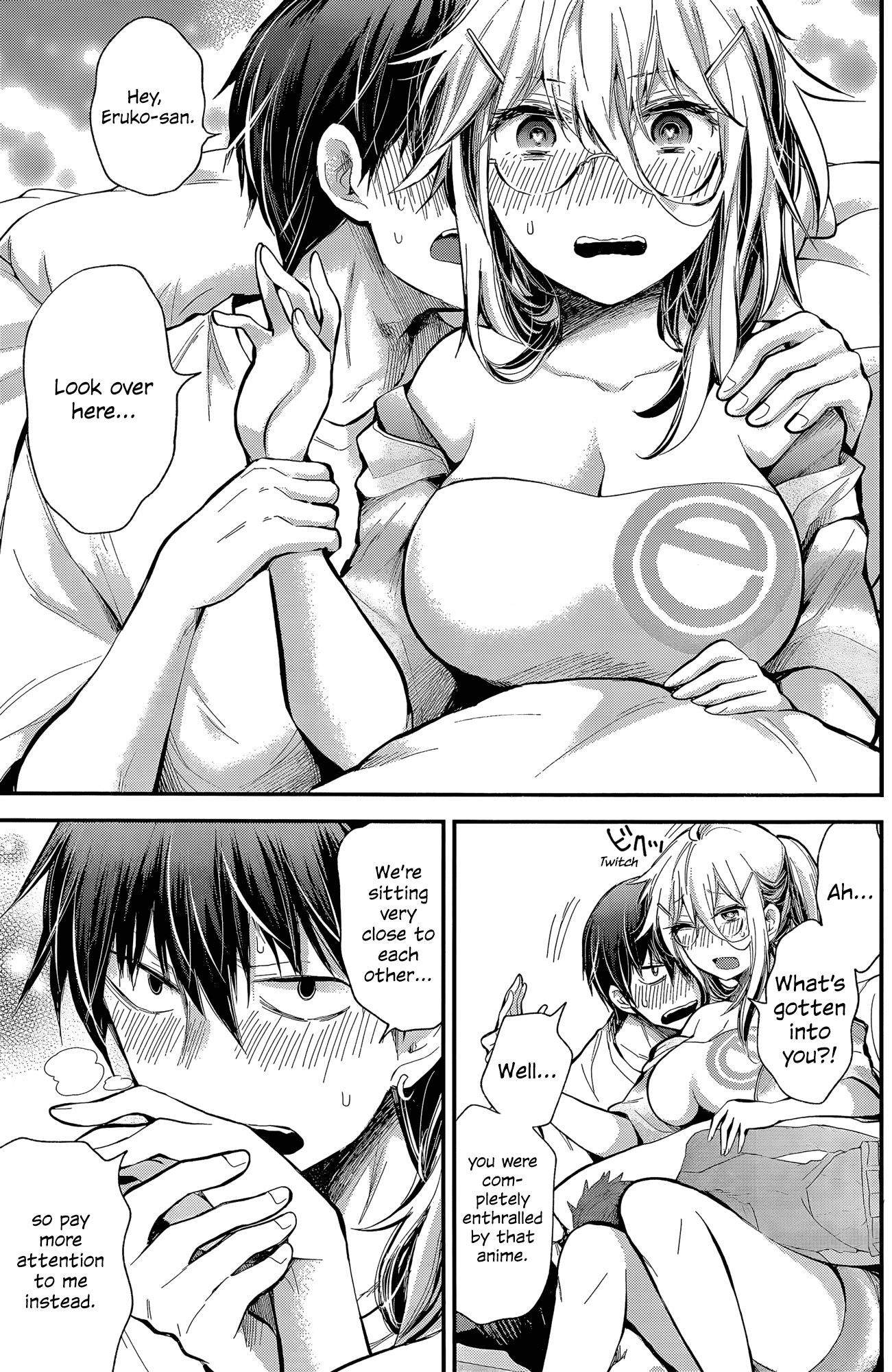 Shingeki no Eroko-san Chapter 17 page 13 - Chapter 17: Perversion 17: If we’re alone together on a day off, all I can think about is doing dirty things, so I’m going to the bathroom