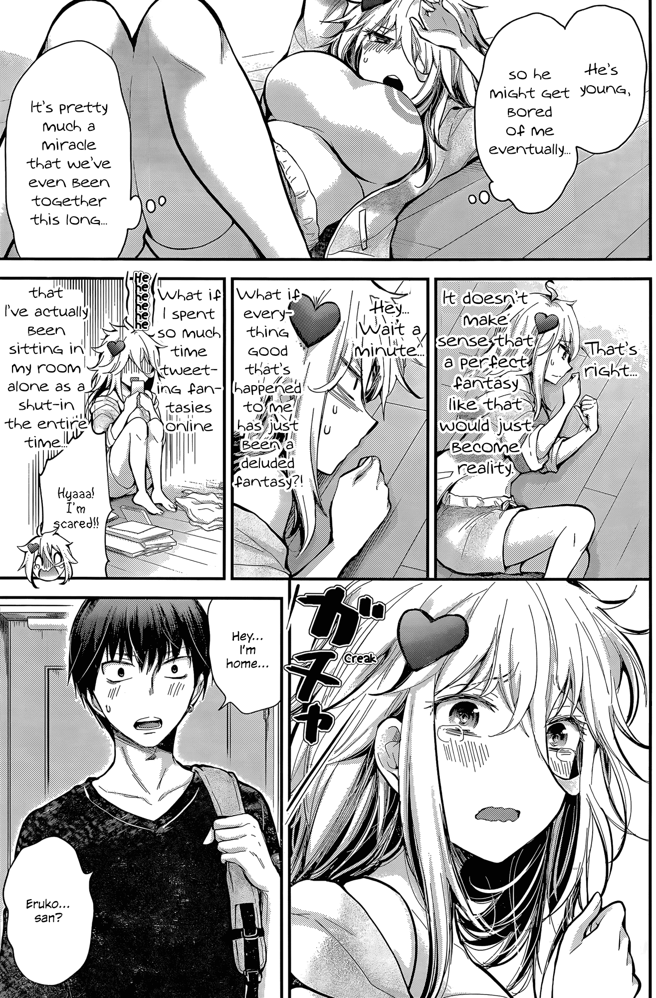 Shingeki no Eroko-san Chapter 19 page 11 - Chapter 19: Perversion 19: After being separated for a day he treated me like a little girl for my log-in bonus. Are the admins gods?