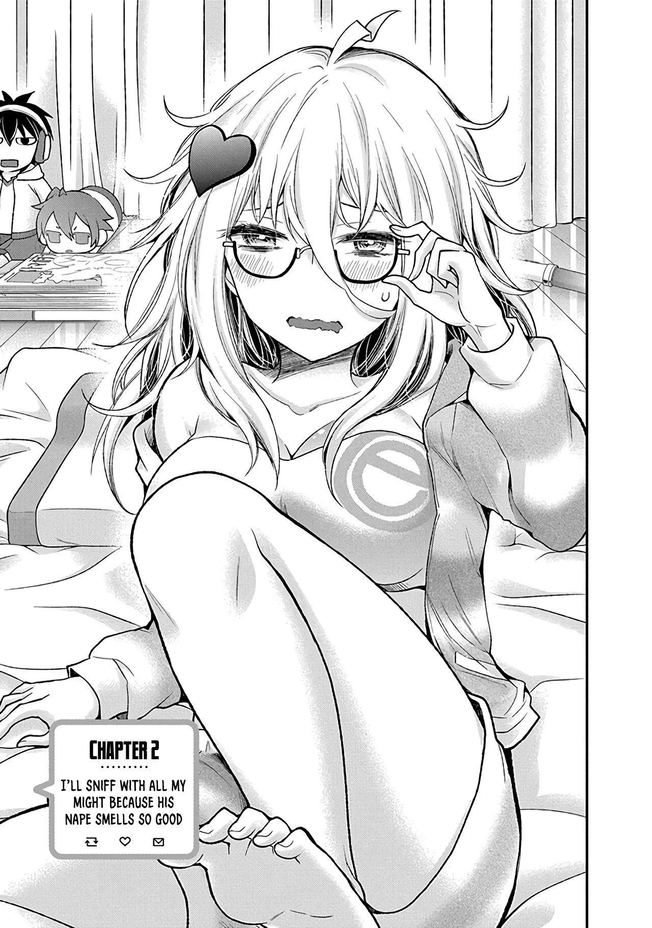 Shingeki no Eroko-san Chapter 2 page 2 - Chapter 2: I'll sniff with all my might because his nape smells so good