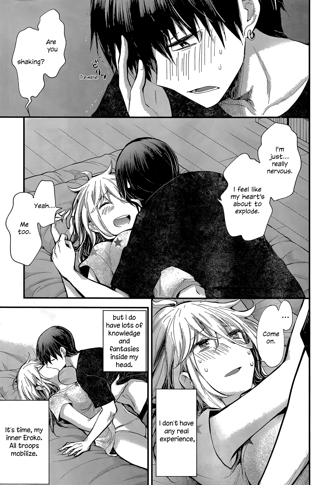 Shingeki no Eroko-san Chapter 20 page 19 - Chapter 20: Perversion 20: Bathing with a high school boy crosses the line from sexual to sacred, but also it’s still sexual