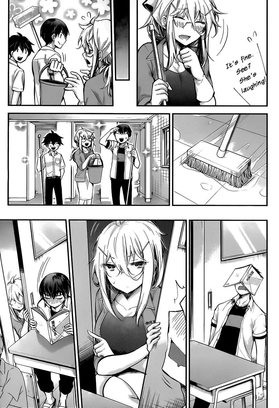Shingeki no Eroko-san Chapter 24 page 13 - Chapter 24: Perversion 24: Apparently high school boys have a habit of removing their underwear when entering tight spaces.
