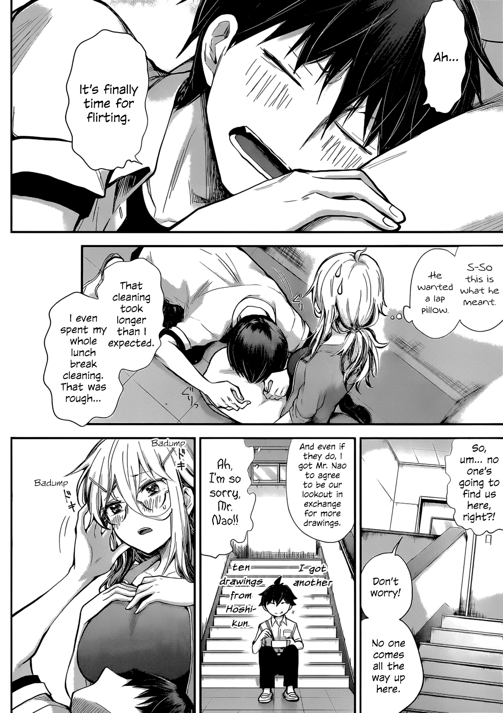 Shingeki no Eroko-san Chapter 24 page 14 - Chapter 24: Perversion 24: Apparently high school boys have a habit of removing their underwear when entering tight spaces.