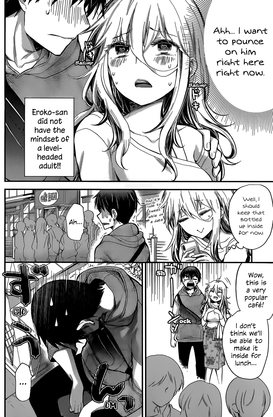Shingeki no Eroko-san Chapter 25 page 10 - Chapter 25: Perversion 25: Currently accepting suggestions on how to control my libido while on a wholesome date with my boyfriend